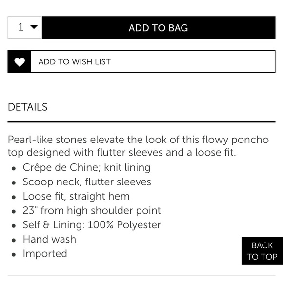 Pearl Embellished Chiffon Top - Picture 3 of 9